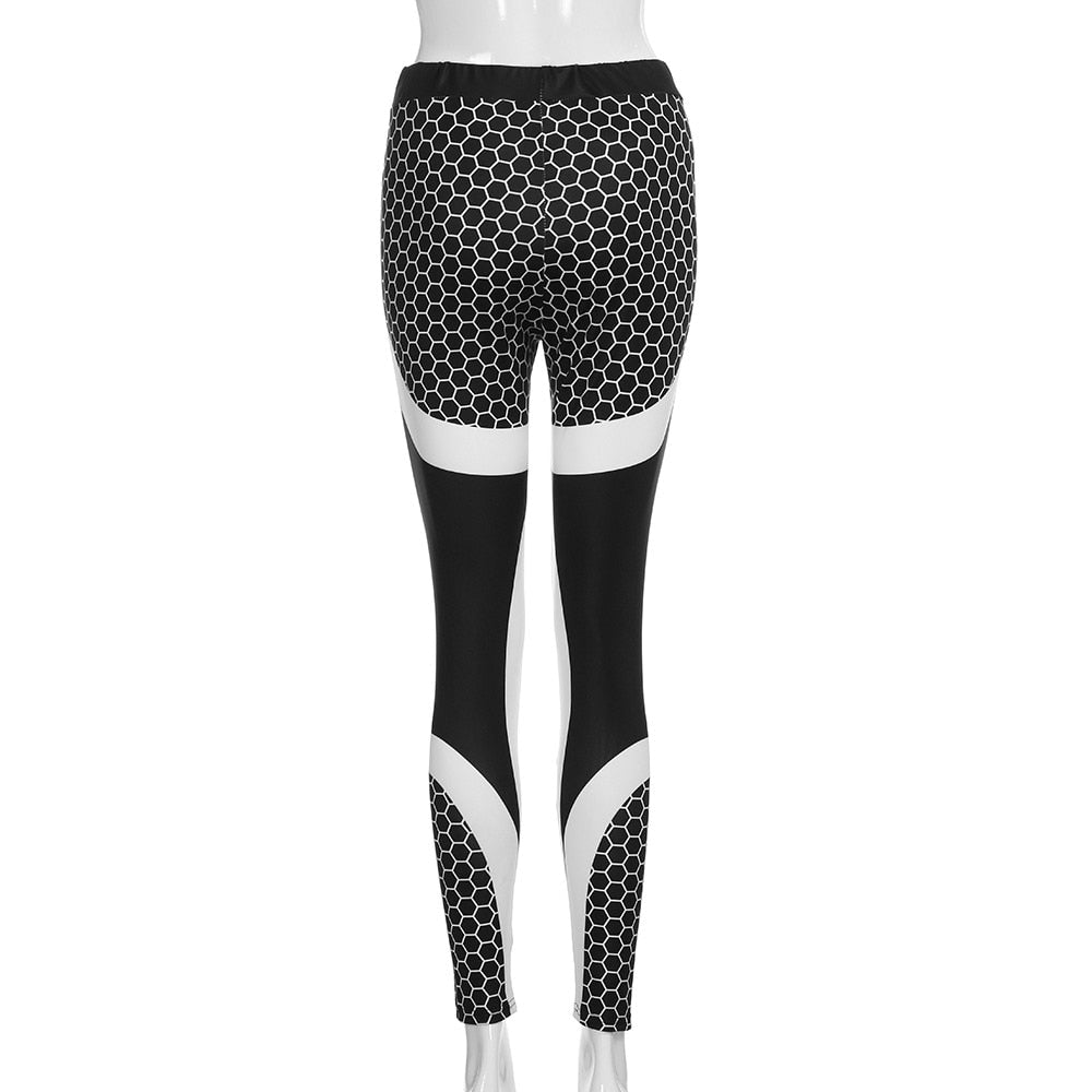 Leggings sport women fitness 3D Print Yoga Skinny Workout Gym Leggings Sports Training Cropped Pants workout leggings-2