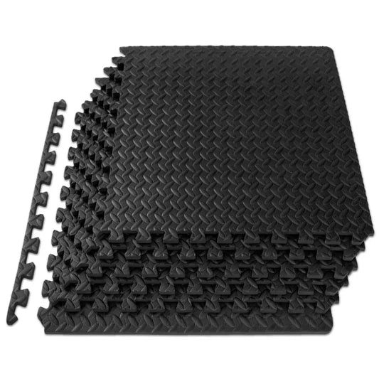 10pcs EVA Splicing Fitness Mats - Soft, Solid Color, Non-Slip, Waterproof-0