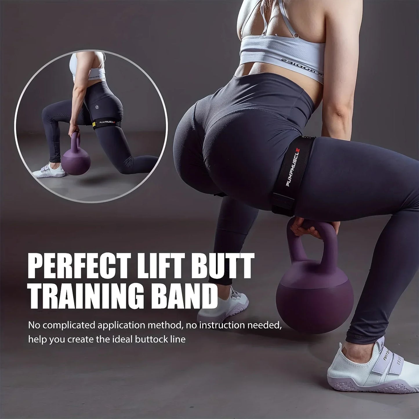 2PCS Adjustable Blood Flow Restriction Bands Yellow-2