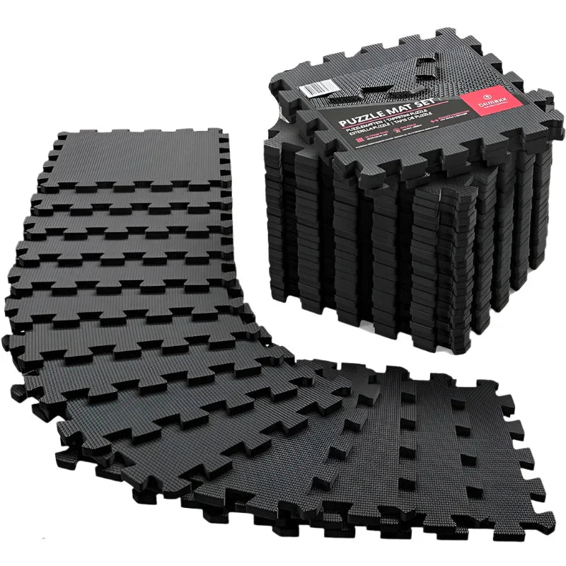 Puzzle Exercise Mat with EVA Interlocking Floor Tiles (16pcs)-0