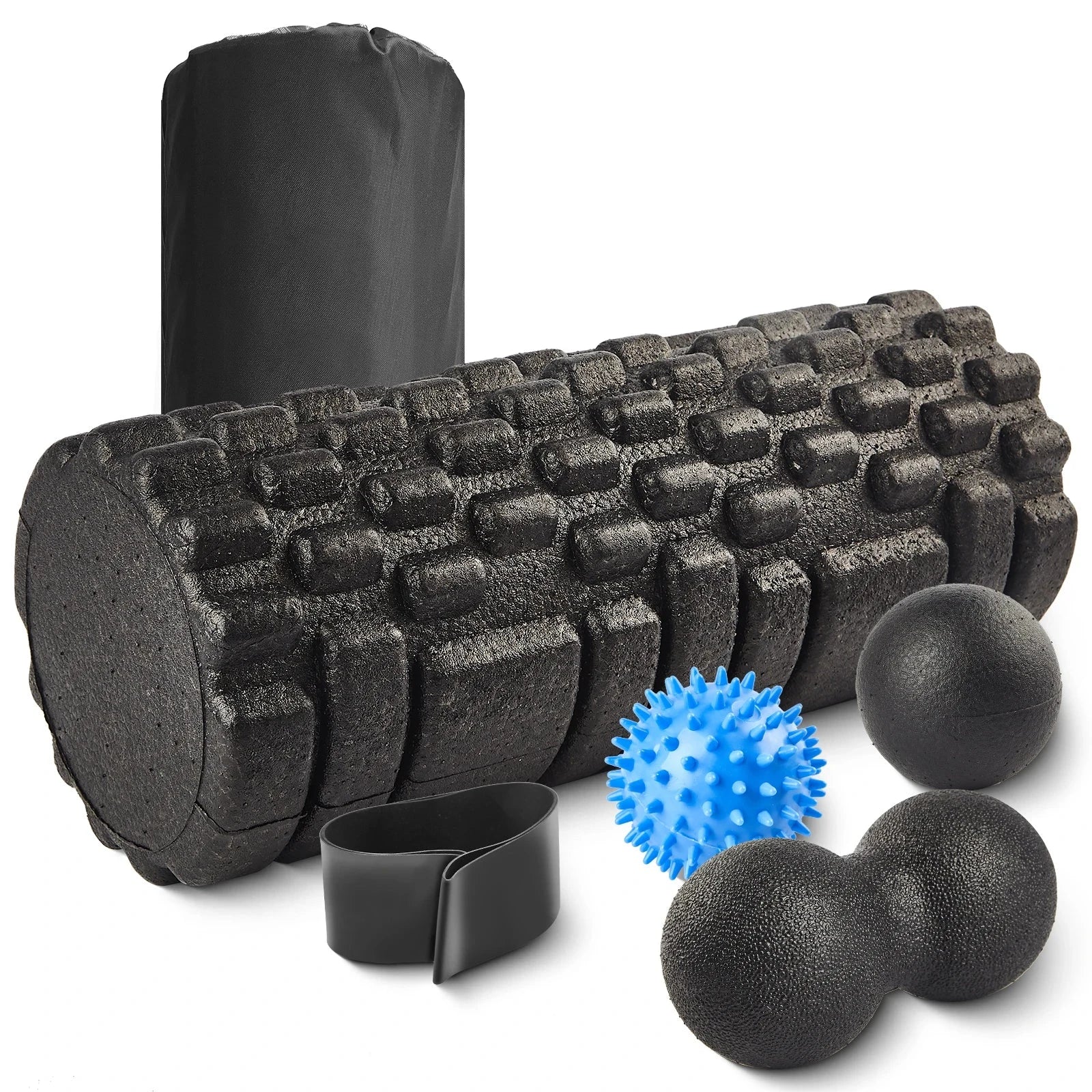 7-in-1 Foam Roller Set for Yoga and Pain Relief-0