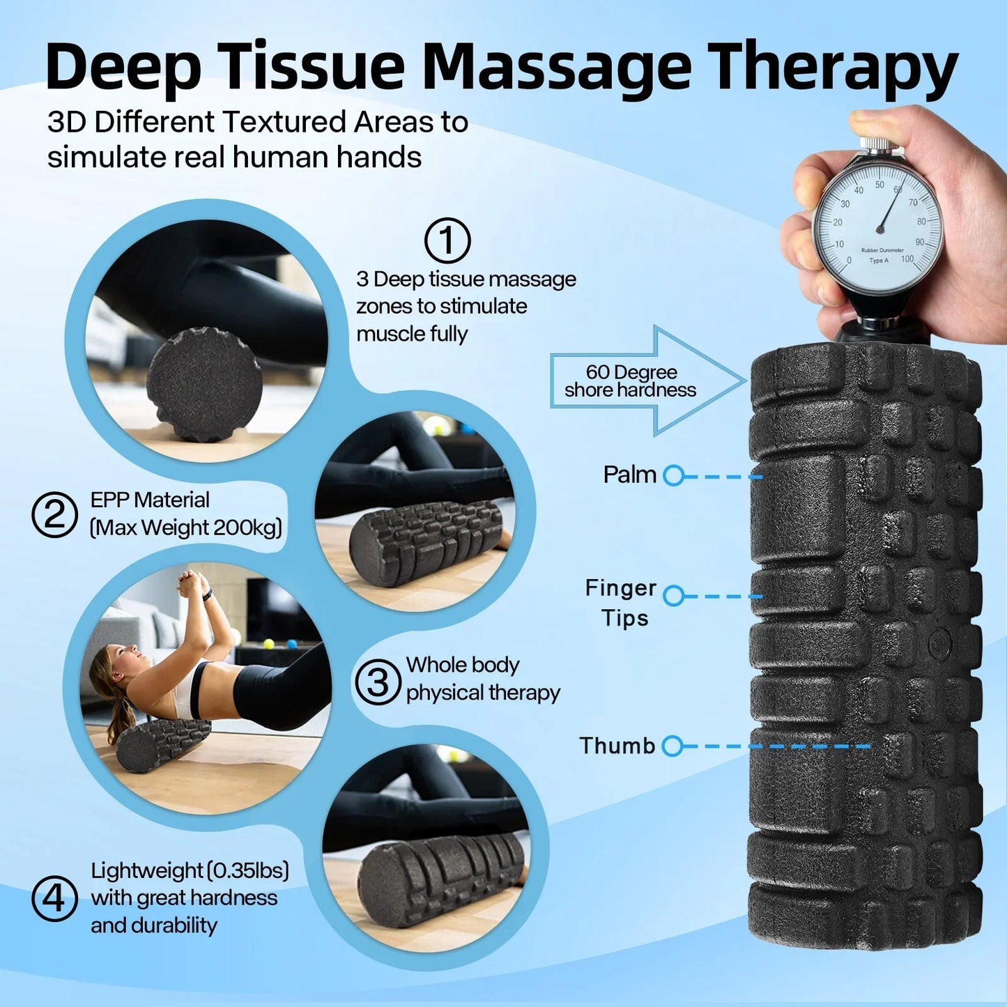7-in-1 Foam Roller Set for Yoga and Pain Relief-2
