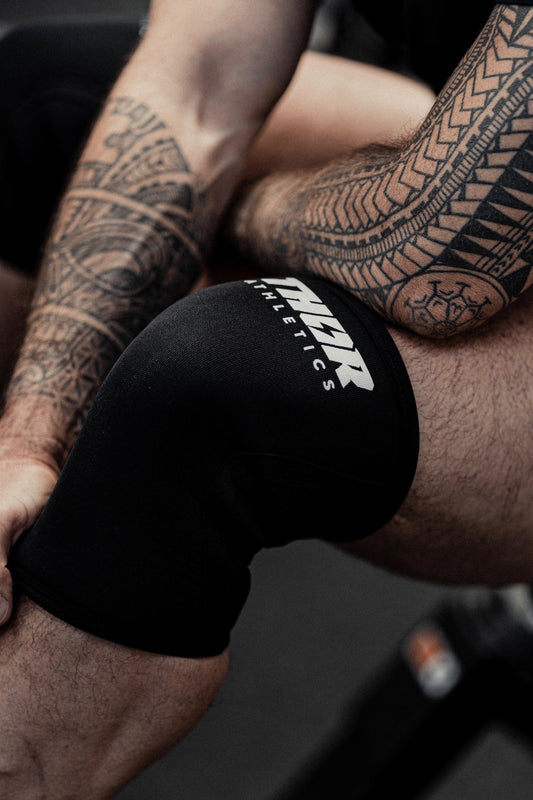 7mm Knee Sleeves | Zwart | Thor Athletics-0