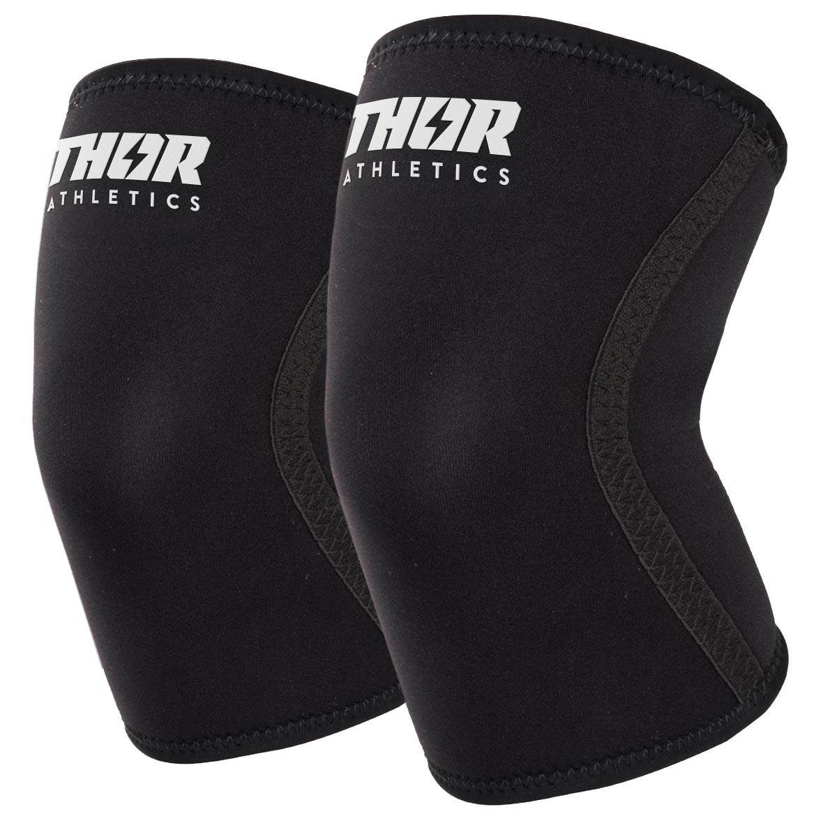 7mm Knee Sleeves | Zwart | Thor Athletics-2