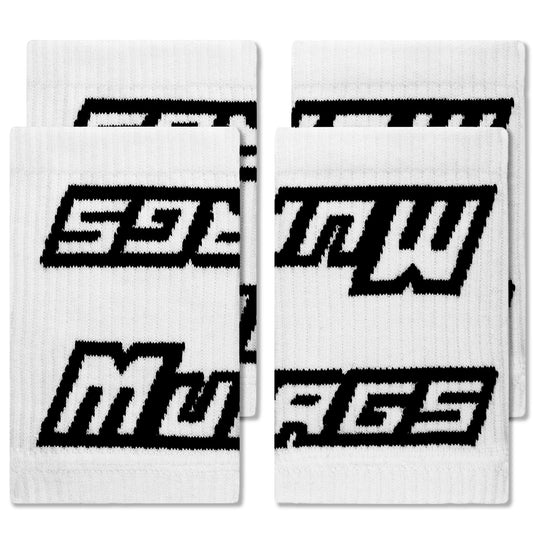 Wristbands - White (2 Pairs)-0