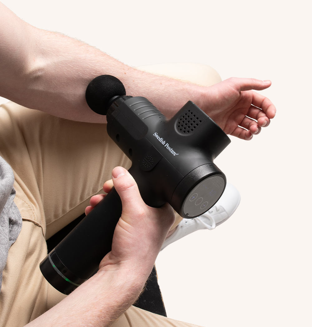 MASSAGE GUN PRO – 30-Speed Deep Tissue Destroyer w/ 6 Heads-2