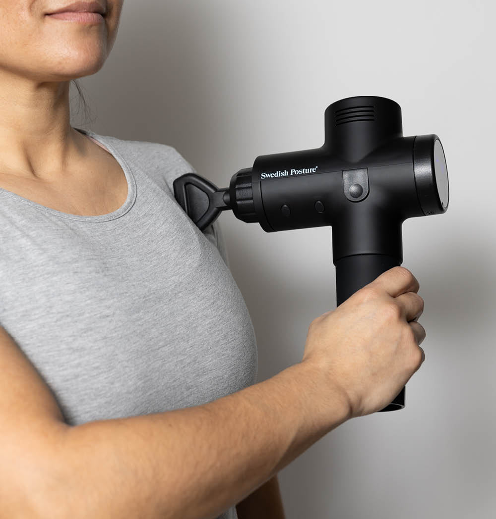 MASSAGE GUN PRO – 30-Speed Deep Tissue Destroyer w/ 6 Heads-1