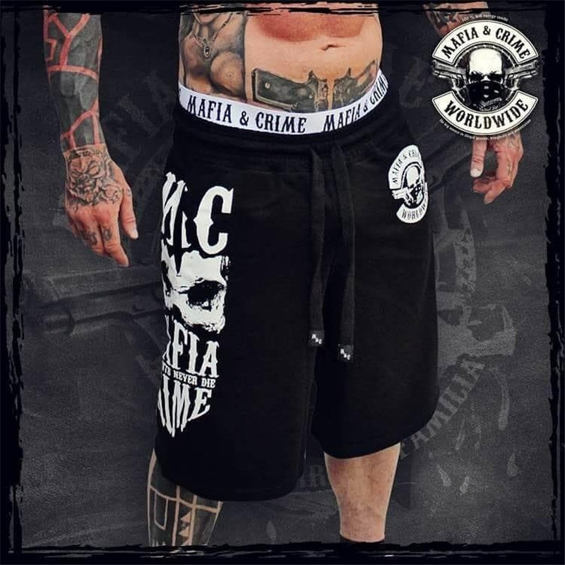 Mens summer fitness camouflage shorts fashion Casual Calf-Length Sweatpants male Joggers Workout Cotton Brand Short Trousers-3