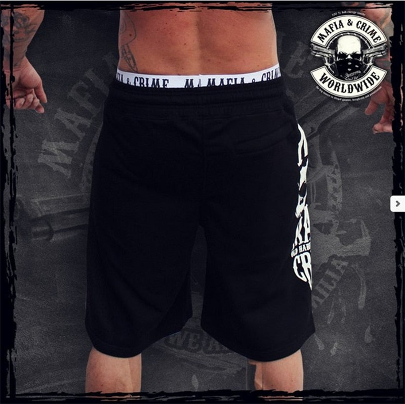 Mens summer fitness camouflage shorts fashion Casual Calf-Length Sweatpants male Joggers Workout Cotton Brand Short Trousers-4