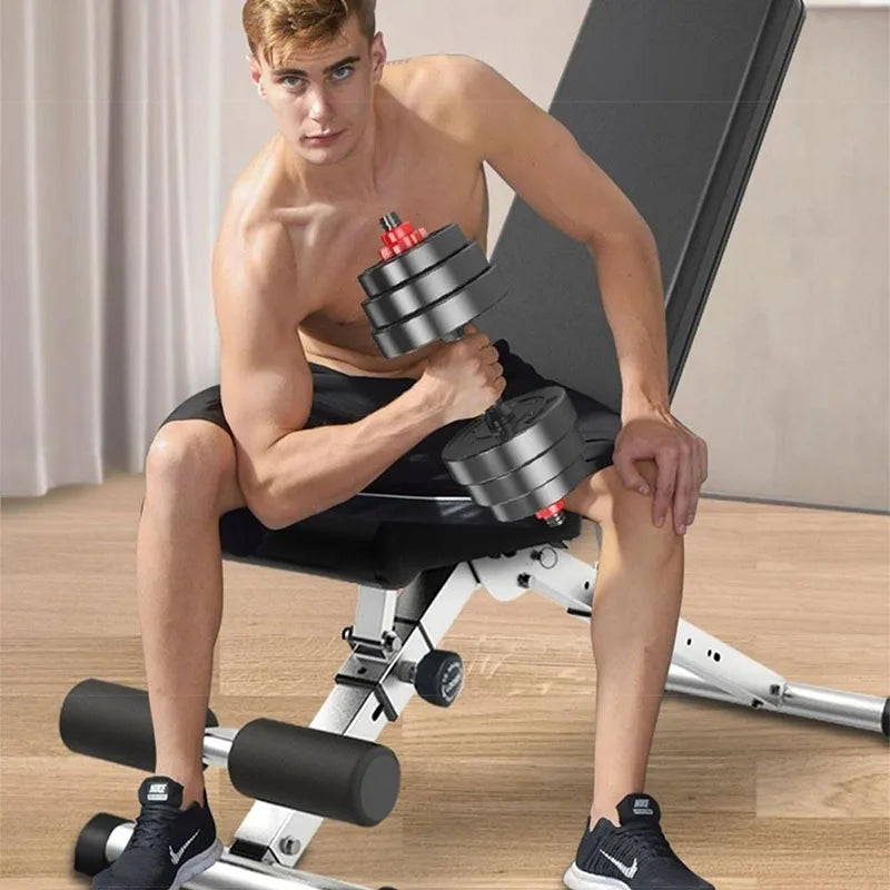 Foldable Multi-Function Dumbbell Bench Set-1