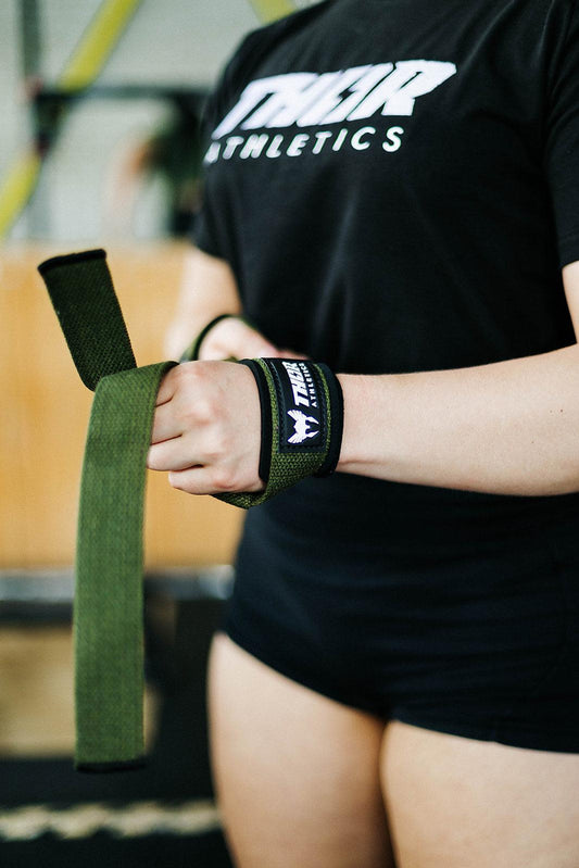 Lifting Straps | Army Green | Thor Athletics-0