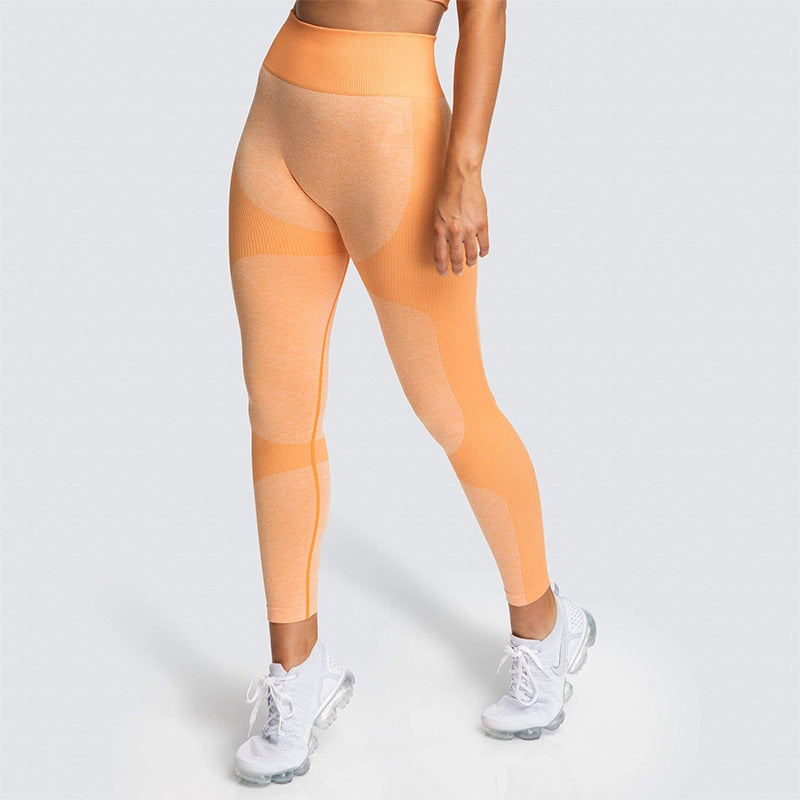 Lycra Seamless Yoga Set Women Fitness Bra Top Sportswear Woman Gym Leggings Push Up Strappy Sexy Sports Suits workout set-4