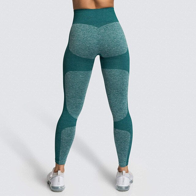 Yoga Pants Seamless Women Sports Leggings Fitness Solid Athletic Workout Long Tights Gym Running Trousers Bodybuilding-8