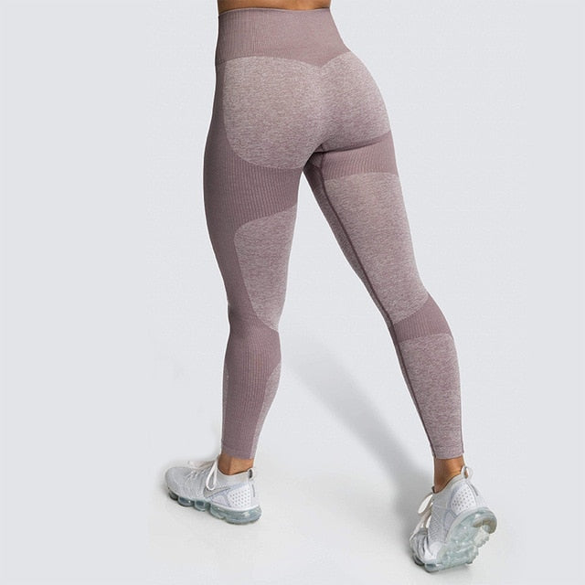 Lycra Seamless Yoga Set Women Fitness Bra Top Sportswear Woman Gym Leggings Push Up Strappy Sexy Sports Suits workout set-14