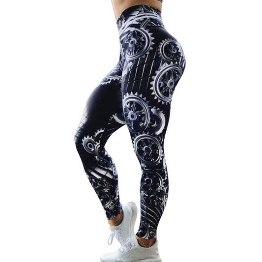 Leggings sport women fitness Print High Waist Leggings Fitness Sports Running Yoga Athletic Pants sport leggings-0