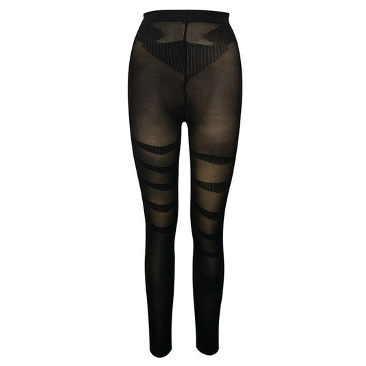 Women High Waist Leggings Tummy Control Shaper Tight Pants Shapewear Shaping Legins Workout Fitness Running Jeggings-0