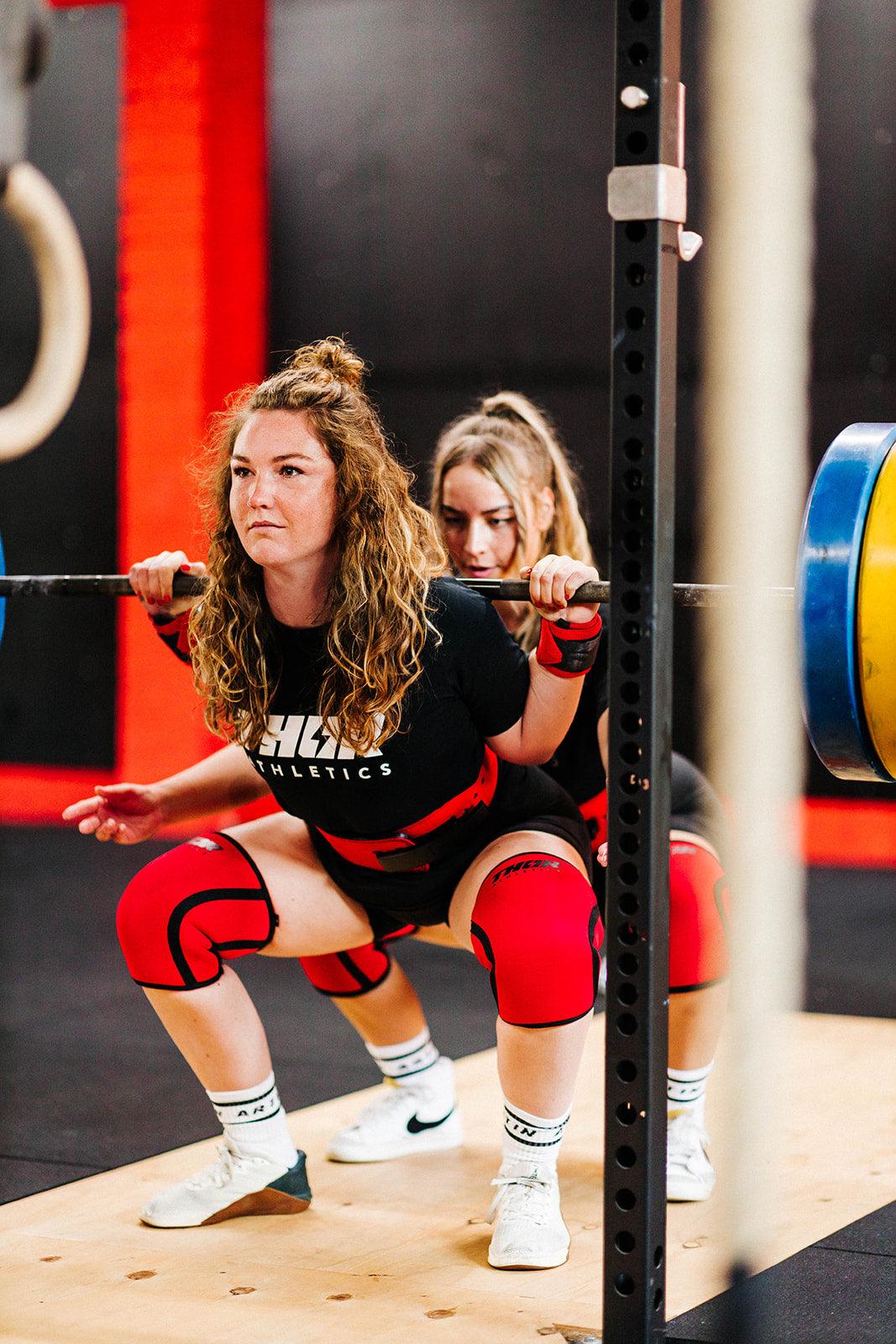 7mm Knee Sleeves | Rood | Thor Athletics-1