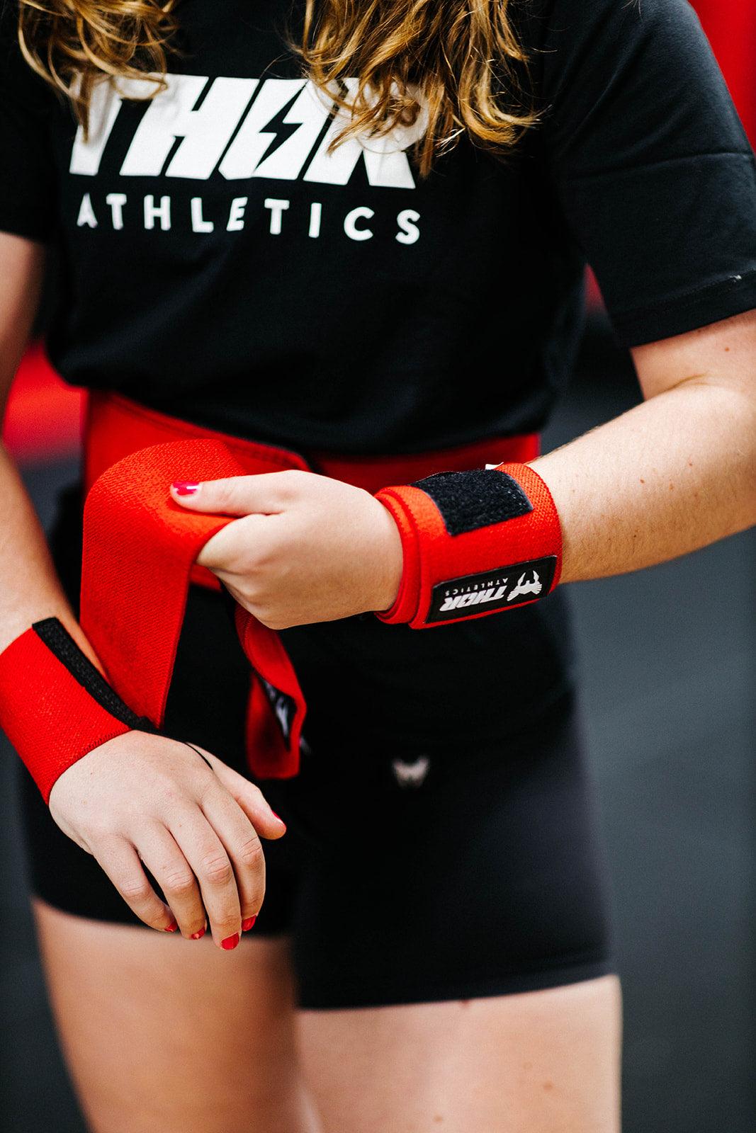 Wrist Wraps | Rood | 60cm | Thor Athletics-0