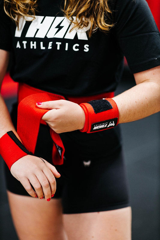 Wrist Wraps | Rood | 60cm | Thor Athletics-0